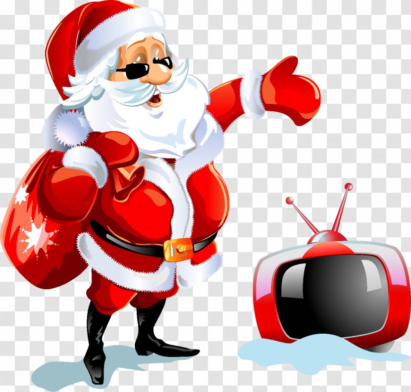 Santa Claus Christmas Desktop Wallpaper Virtual Reality Headset - New Year - God Transparent PNG