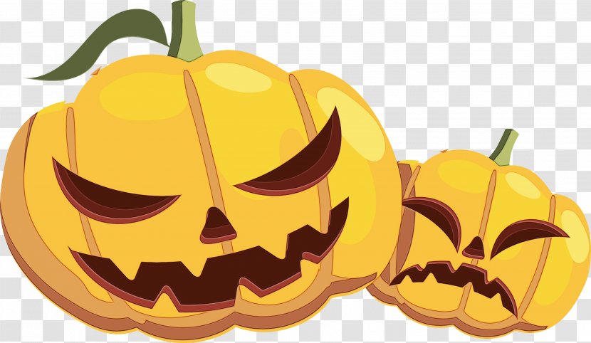 Halloween Pumpkin Cartoon - Food - Smile Fictional Character Transparent PNG