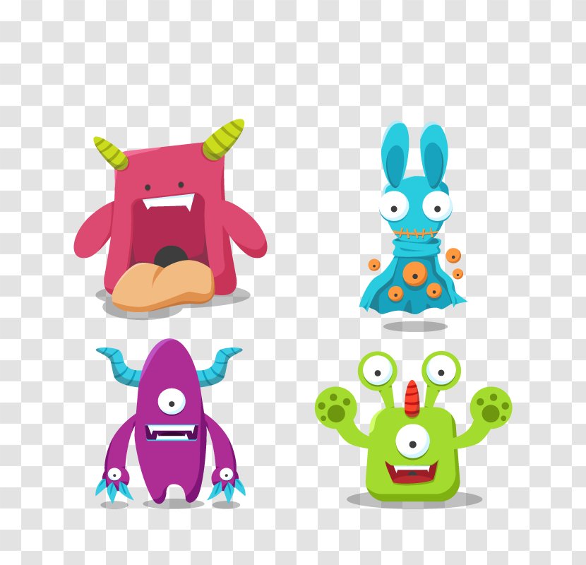 Alien Cartoon Monster Drawing - Toy - Vector Planet Transparent PNG