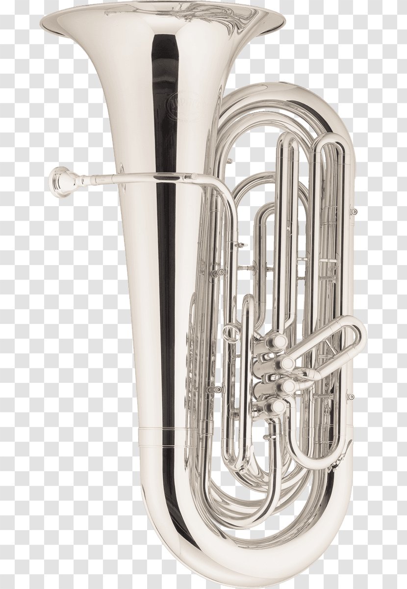 Tuba Euphonium Cornet Brass Instruments Musical - Silhouette Transparent PNG