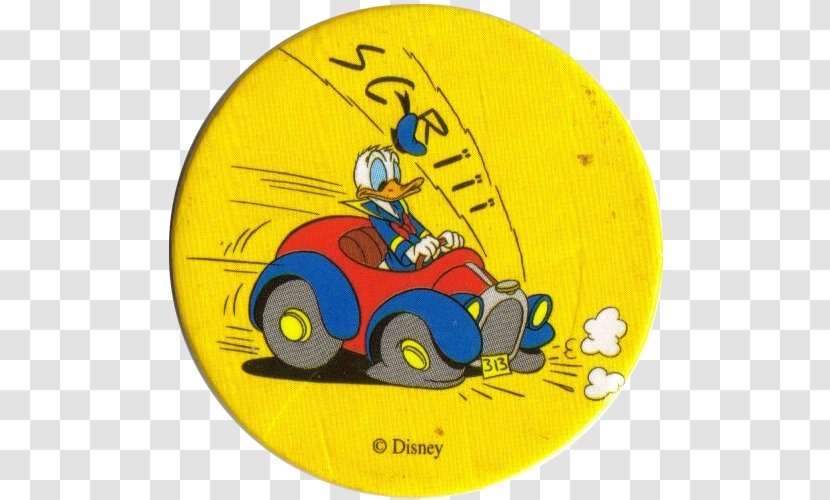 Donald Duck Car Font Transparent PNG