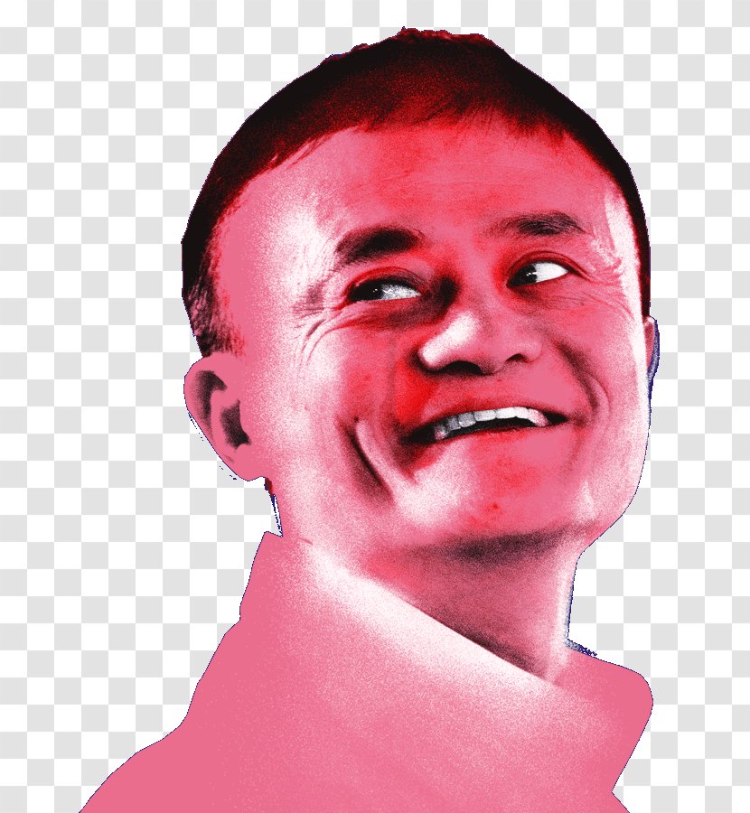 Jack Ma Cheek Bloomberg Alibaba.com Face - Head - Happiness Transparent PNG