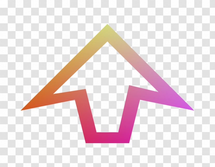 Logo Triangle Font Brand - Sign - Pink M Transparent PNG
