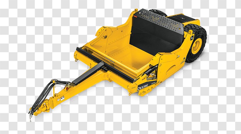 John Deere Heavy Machinery Bulldozer Wheel Tractor-scraper Architectural Engineering - Forestry - Carrying Tools Transparent PNG