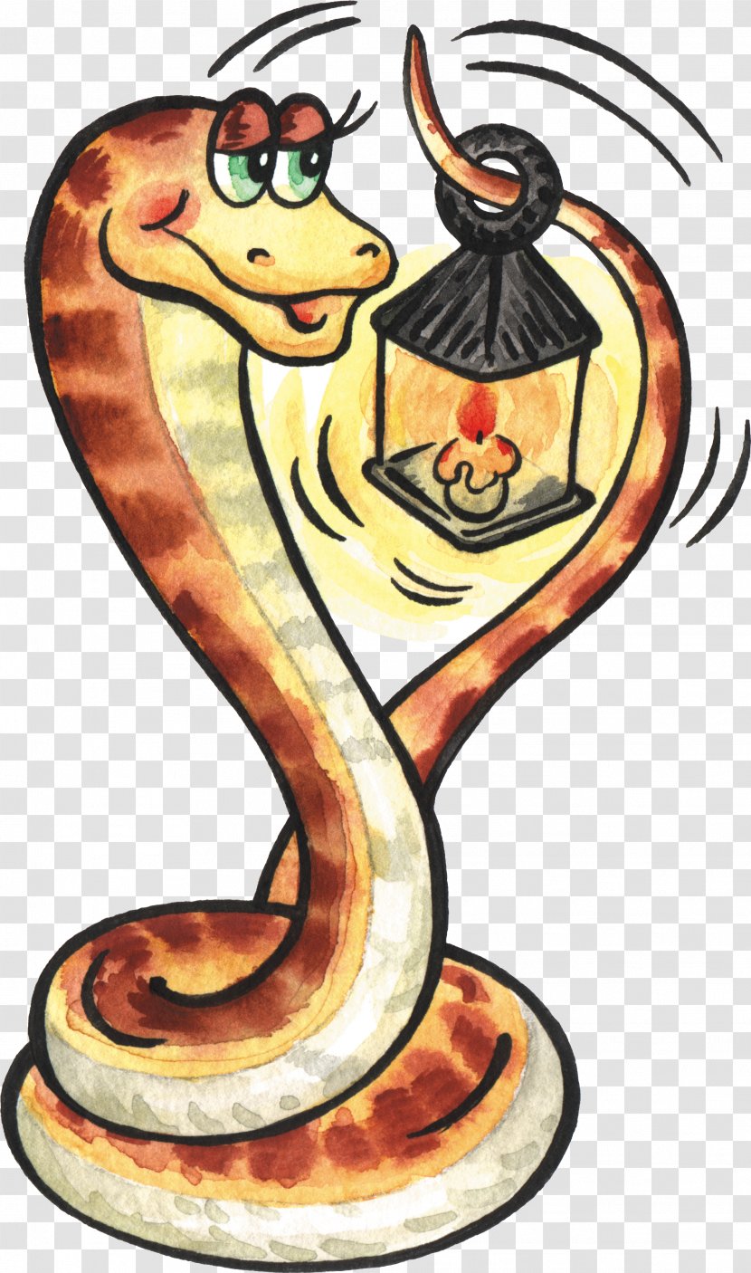 Snakes Reptile Lantern Clip Art Image - Fictional Character - Snake India Charmer Transparent PNG