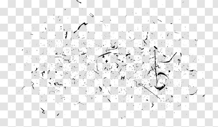 Grunge - Drawing - Blackandwhite Transparent PNG