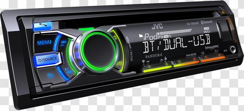 Vehicle Audio Radio JVC FM Broadcasting Compact Disc - Jvc Transparent PNG