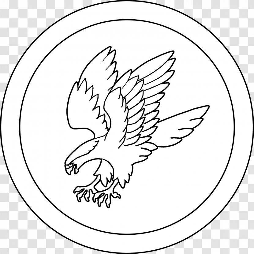 Drawing Falcon Silhouette Heraldry - Tree - Heraldic Transparent PNG