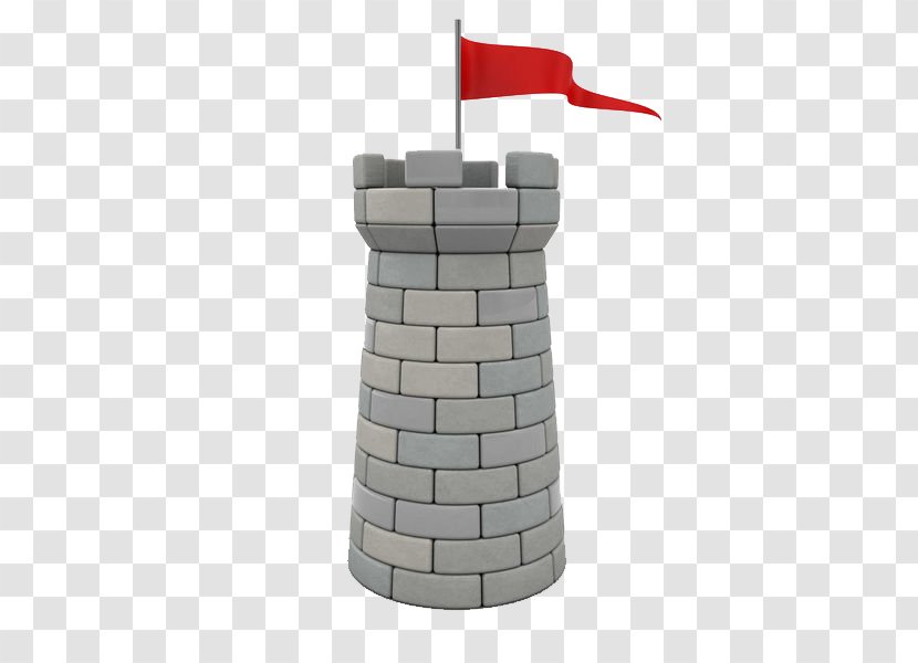 Photography Tower Royalty-free Illustration - Red Flag On The Transparent PNG