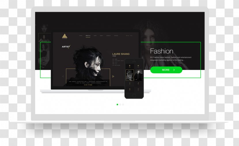 Web Template Responsive Design - Page Transparent PNG