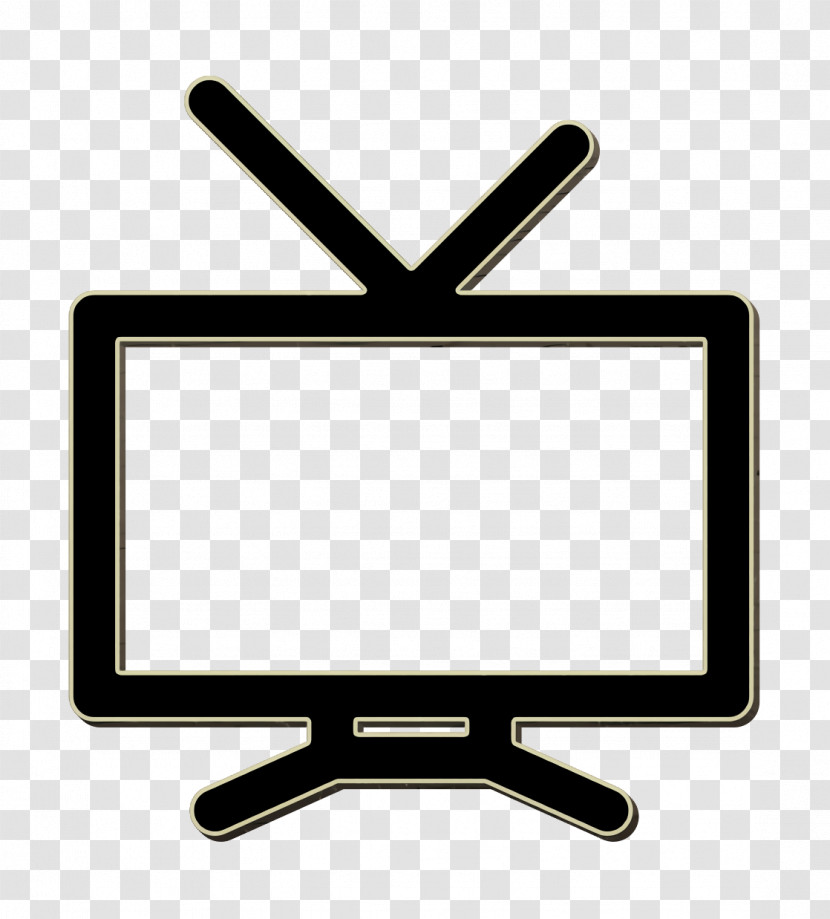 General UI Icon Television With Antenna Icon Tv Icon Transparent PNG