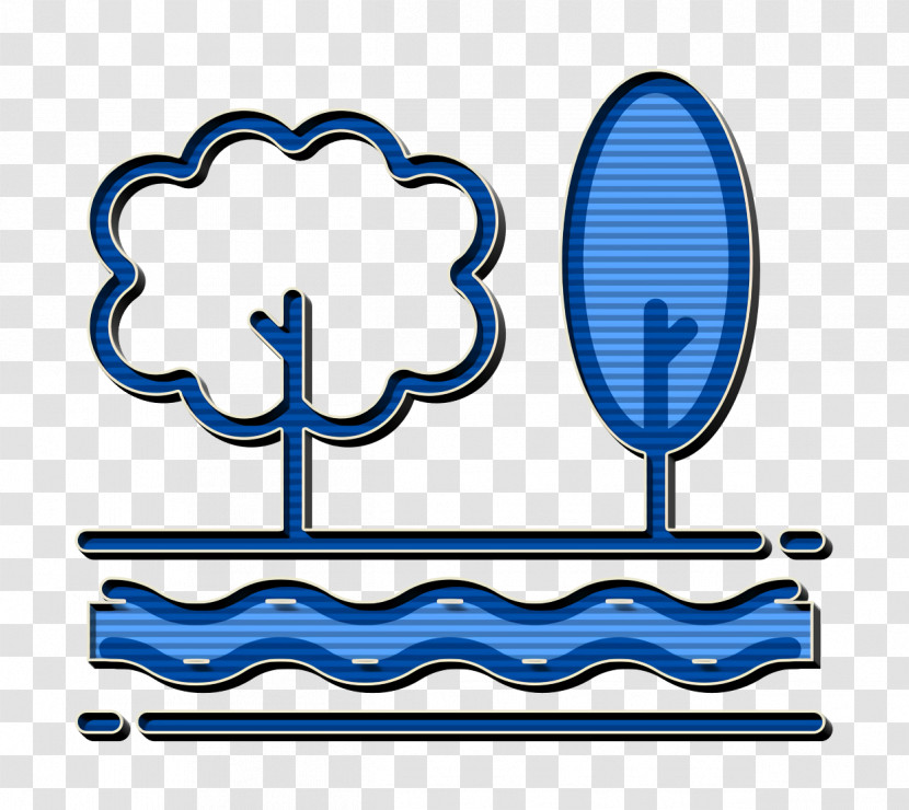 River Icon Forest Icon Nature Icon Transparent PNG
