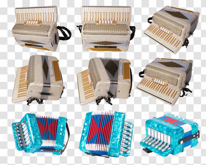 Accordion Garmon Musical Instrument - Cartoon - All Kinds Of Transparent PNG