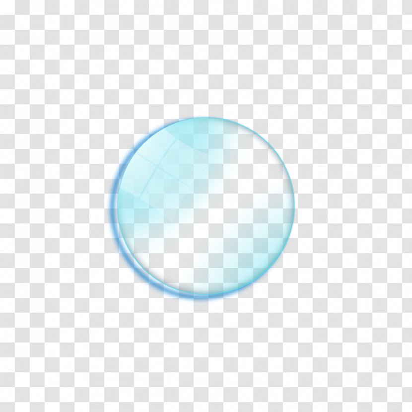 Glass Button Download Icon - Turquoise - Buttons Transparent PNG