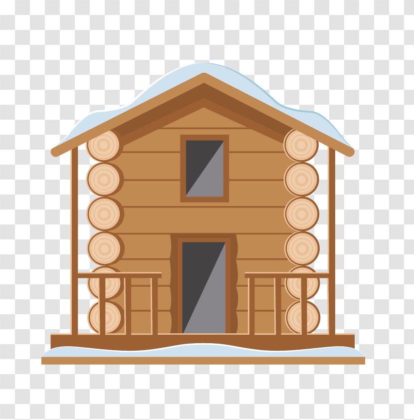 Download Clip Art - Facade - Vector Cabins Transparent PNG