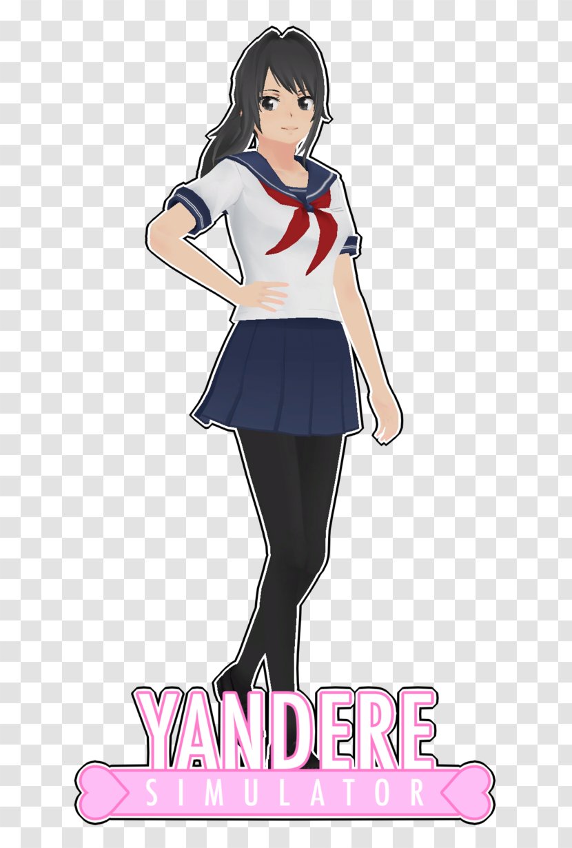 Yandere Simulator Senpai And Kōhai Drawing Character - Frame - Casual People Transparent PNG