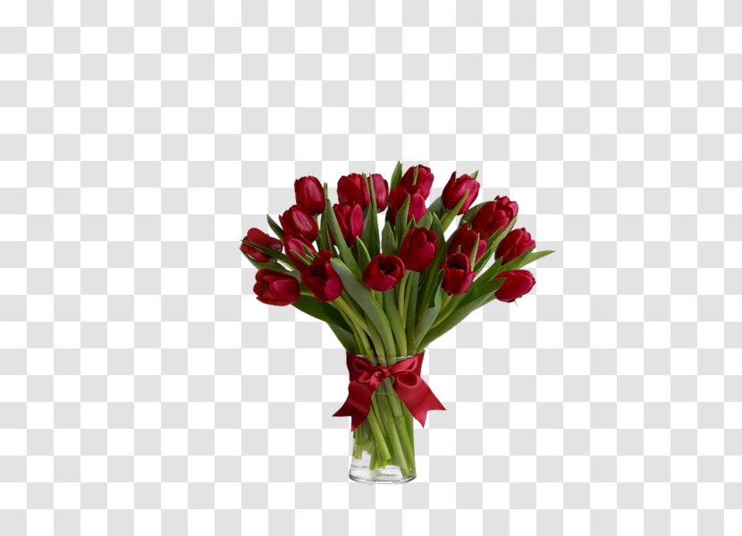 Floristry Tulip Flower Bouquet Red Transparent PNG