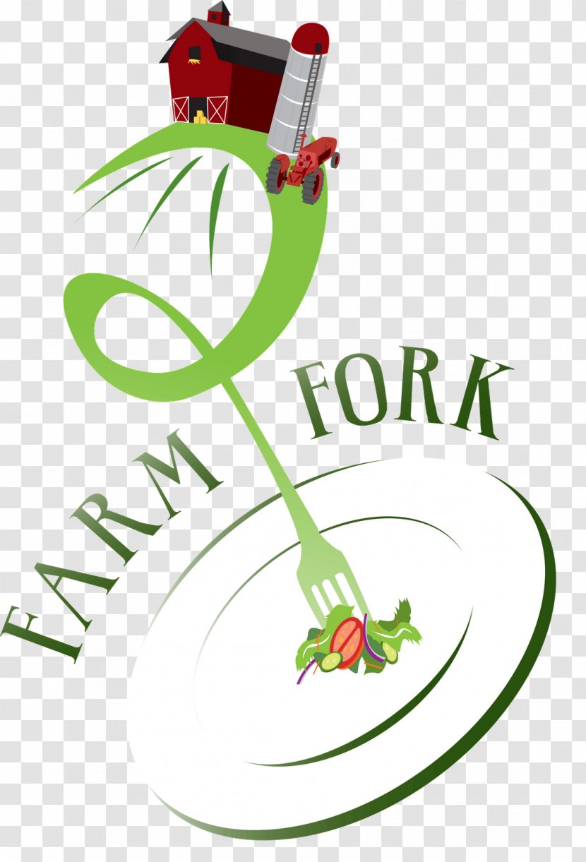 Organic Food Fork Farm-to-table Clip Art - Brand - Farmer Transparent PNG