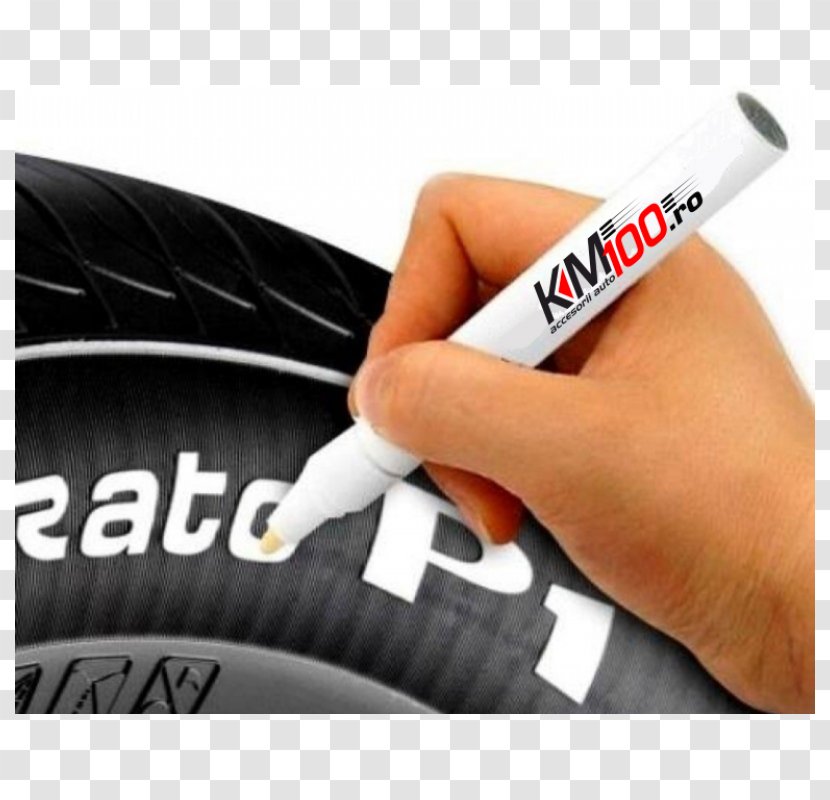 Car Volkswagen Tire Marker Pen Natural Rubber - Hand Transparent PNG