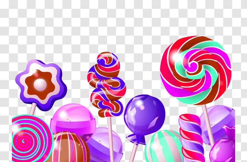 Lollipop Candy Cane Illustration - Food - Cartoon Transparent PNG