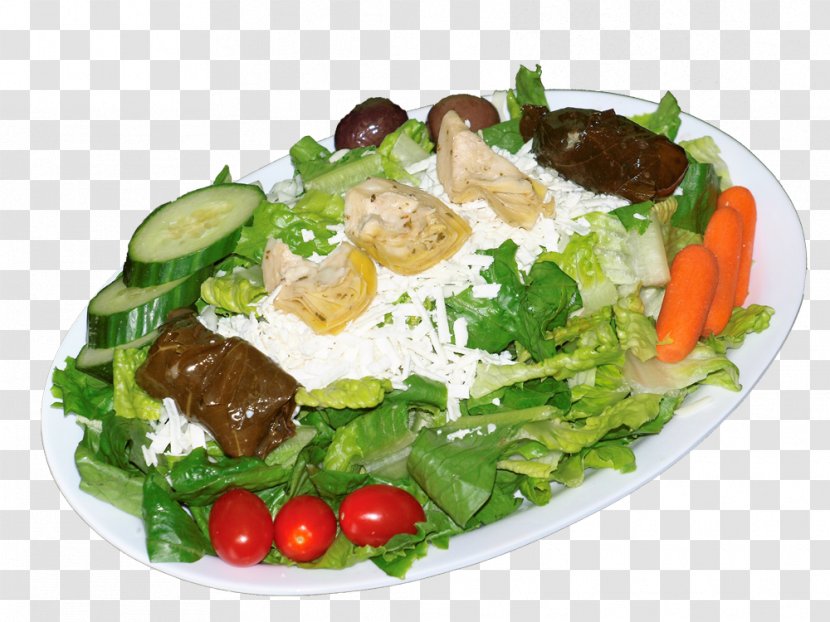 Greek Salad Caesar Vegetarian Cuisine Lettuce - Leaf Vegetable Transparent PNG