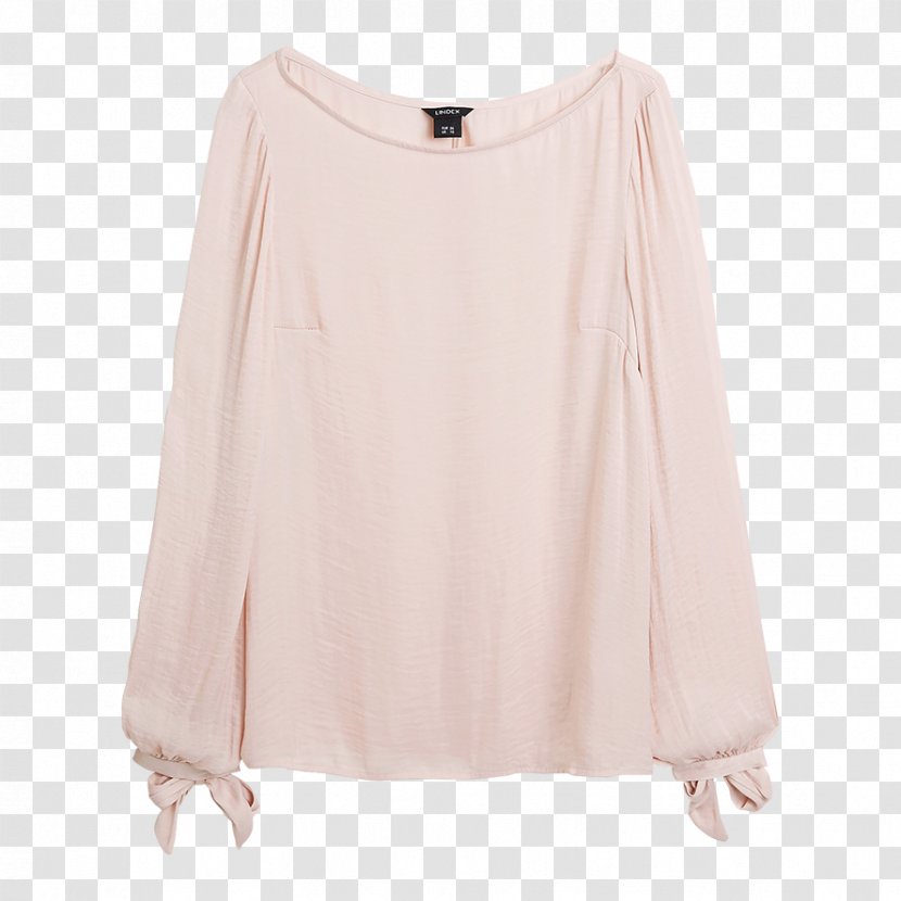 Blouse Shoulder Sleeve Pink M - Silk Transparent PNG