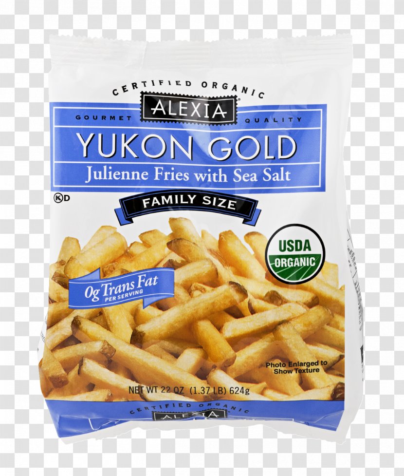 French Fries Yukon Gold Potato Junk Food Vegetarian Cuisine Organic - Kids Meal Transparent PNG
