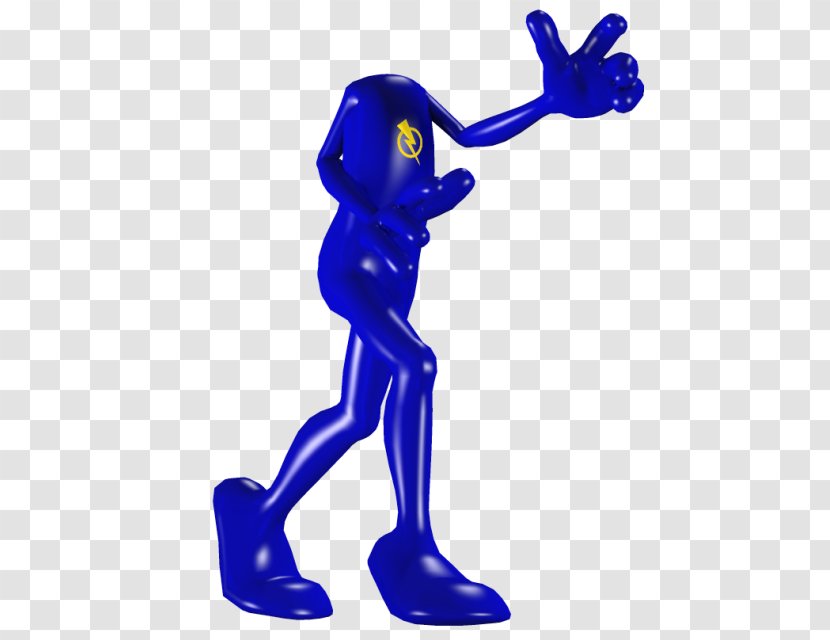 Cobalt Blue Character Figurine Font - Animal Figure Transparent PNG