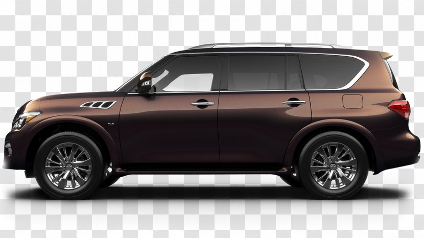 2018 INFINITI QX80 Sport Utility Vehicle 2017 Chevrolet Tahoe - 2015 Infiniti Qx80 Suv Transparent PNG