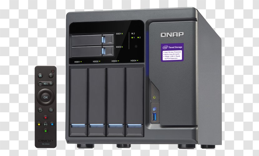 QNAP TVS-682-I3-8G 6 Bay NAS Network Storage Systems Systems, Inc. Intel Core I3 - Computer Servers - Multicore Processor Transparent PNG