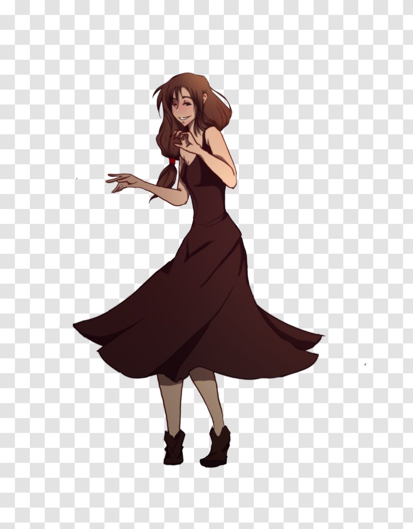 Shoulder Dress Cartoon Character Transparent PNG