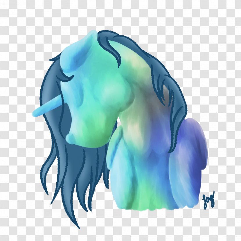Horse Aqua Turquoise Teal - Organism - Chalk Transparent PNG