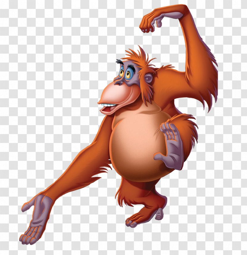 King Louie Shere Khan Baloo The Jungle Book Second - Akela - Orangutan Transparent PNG