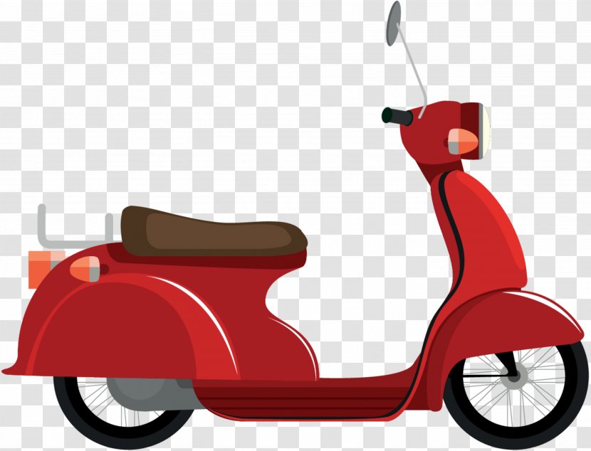 Motorized Scooter Car Product Design Automotive - Motor Vehicle Transparent PNG