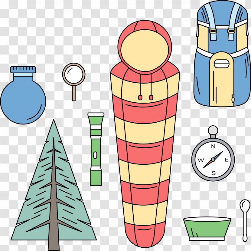 Goa Yosemite National Park Backpacking Travel Budget - Cartoon Vacation Elements Transparent PNG