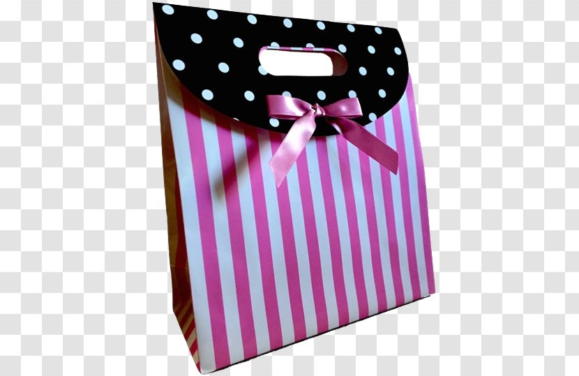 Polka Dot Paper Bag Gift Pattern - Stripe - Bags Transparent PNG