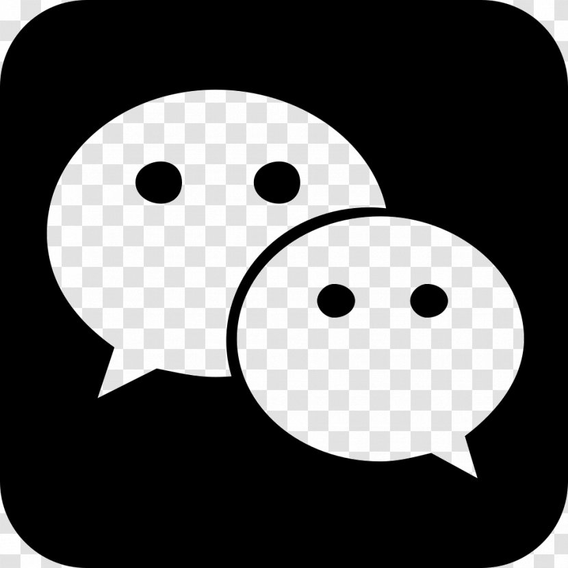 WeChat Instant Messaging - Monochrome - Emotion Transparent PNG