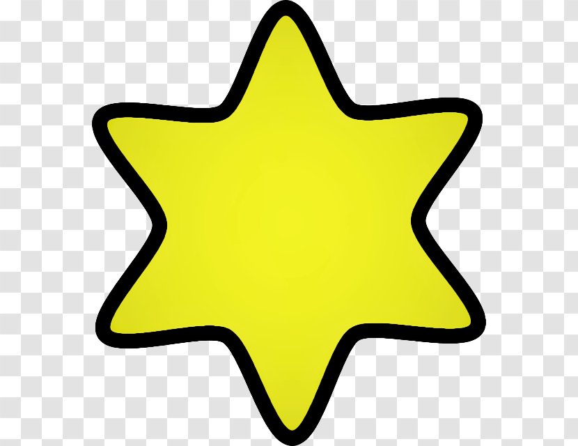 Yellow Clip Art Star Transparent PNG