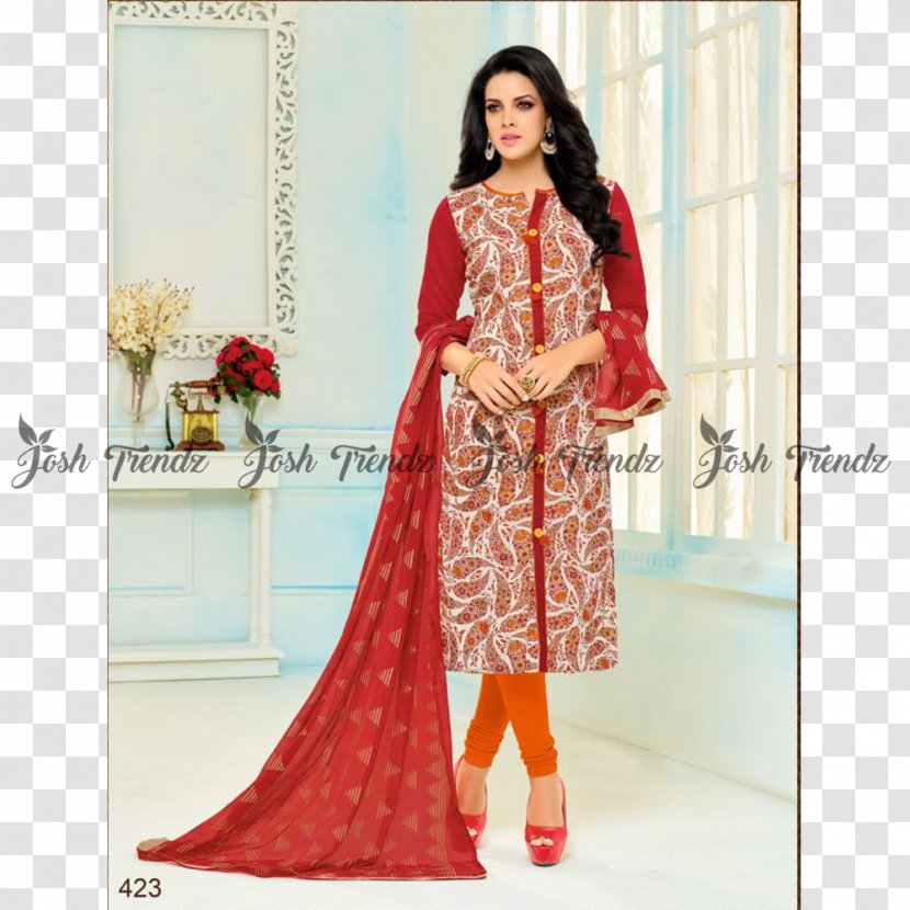Chanderi Dress Wholesale Georgette Shalwar Kameez - Anarkali Salwar Suit Transparent PNG