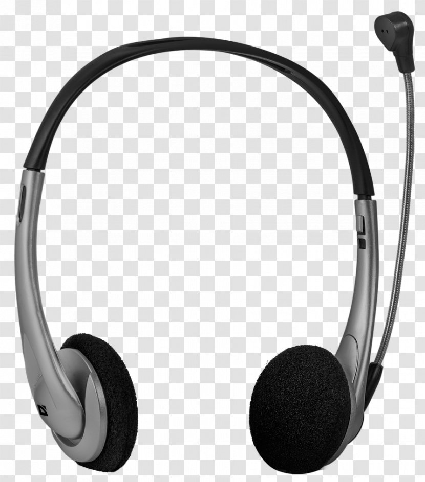 Headphones Microphone Defender Headset For PC Aura Hn-102 Ausinės Su Mikrofonu HN-750, Juodos - Computer Software Transparent PNG