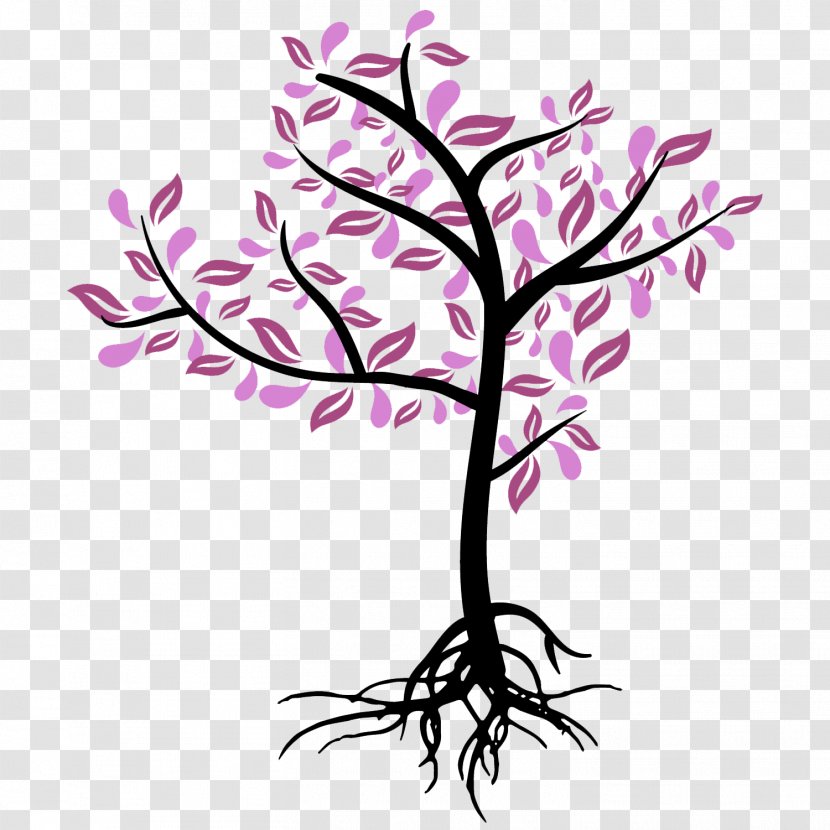 Download - Flower - Creative Dream Purple Trees Transparent PNG