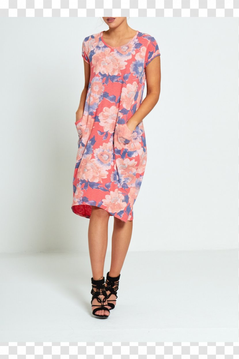 Shoulder Sleeve Dress Peach Shoe - Clothing Transparent PNG