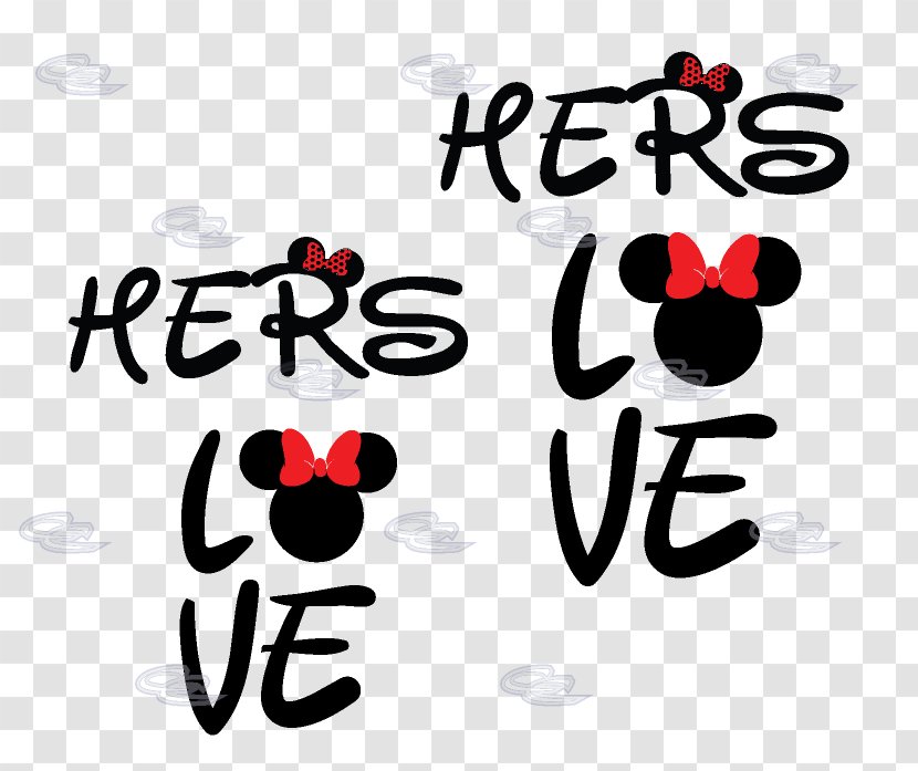 Minnie Mouse T-shirt Mickey Love - Flower Transparent PNG