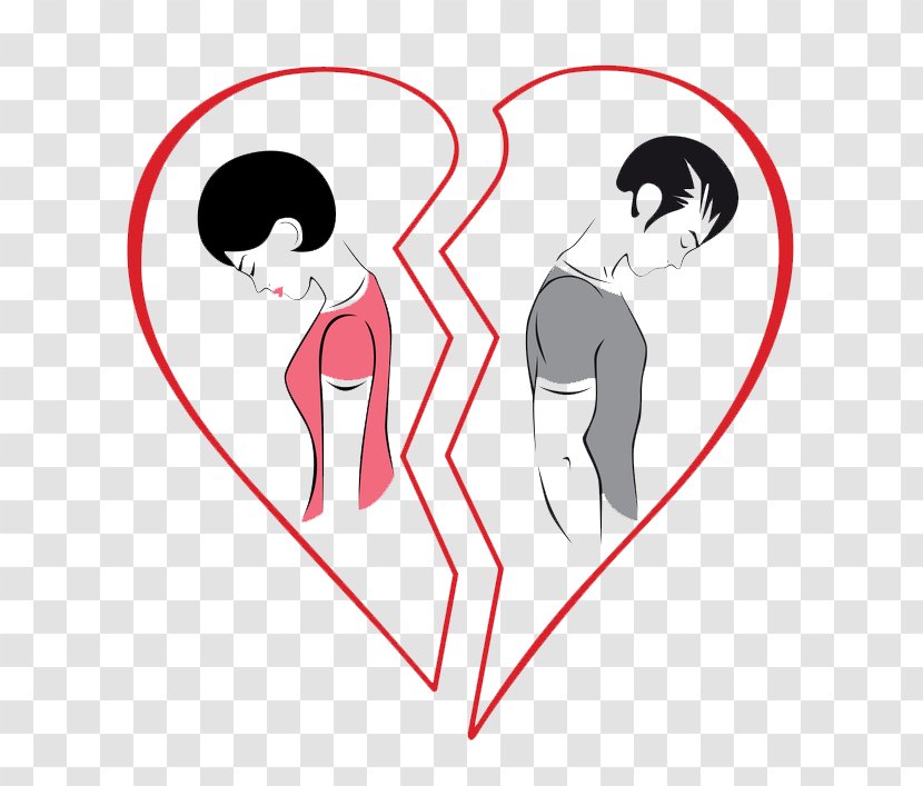 Divorce Family Marriage Broken Heart - Flower Transparent PNG