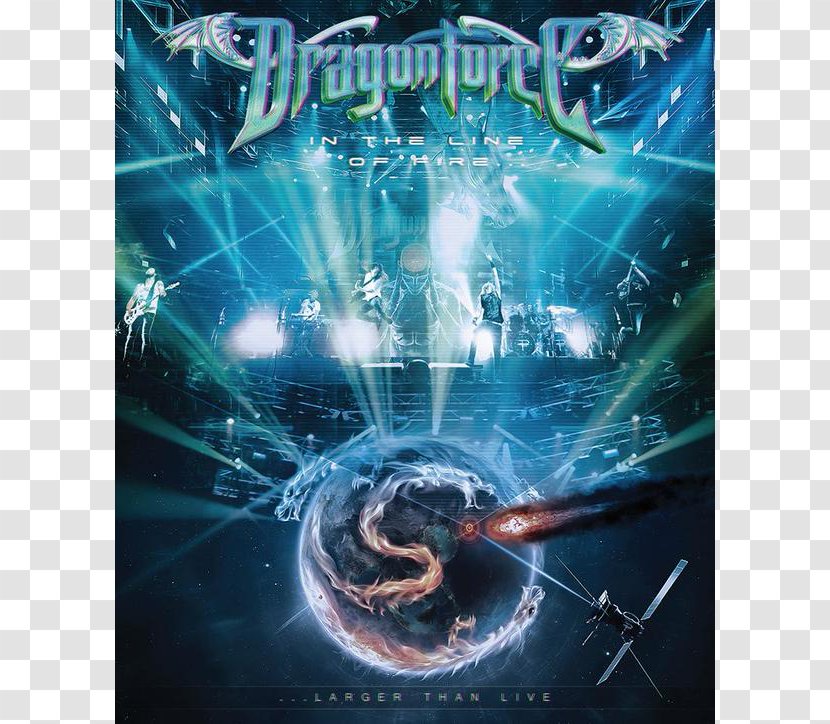 DragonForce In The Line Of Fire (Live) Power Metal Heavy DVD - Frame - Dvd Transparent PNG