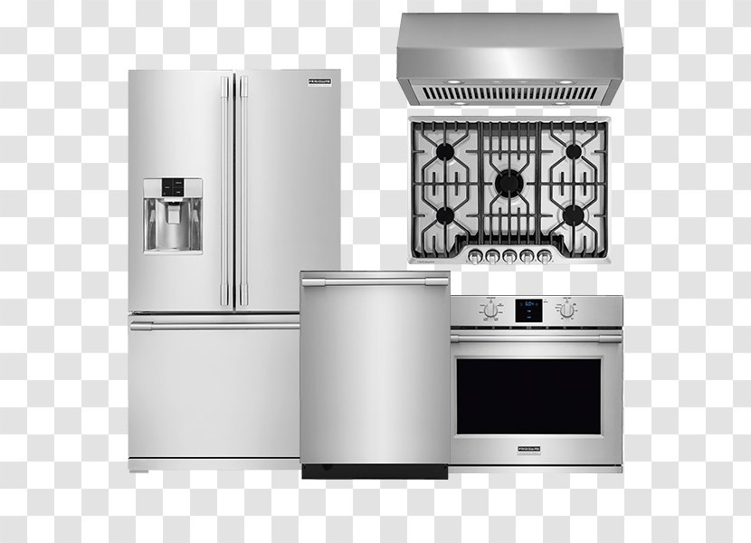 Refrigerator Cooking Ranges Frigidaire Microwave Ovens Kitchen - Appliance Transparent PNG