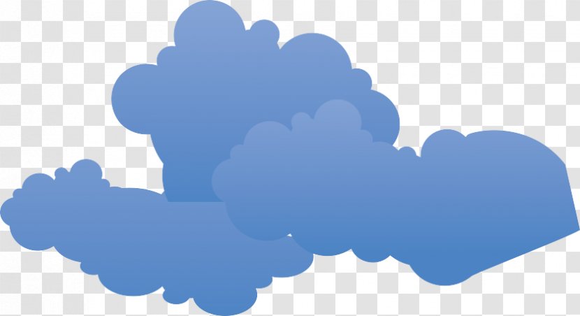 Sky Plc - Blue - Layered Clouds Transparent PNG