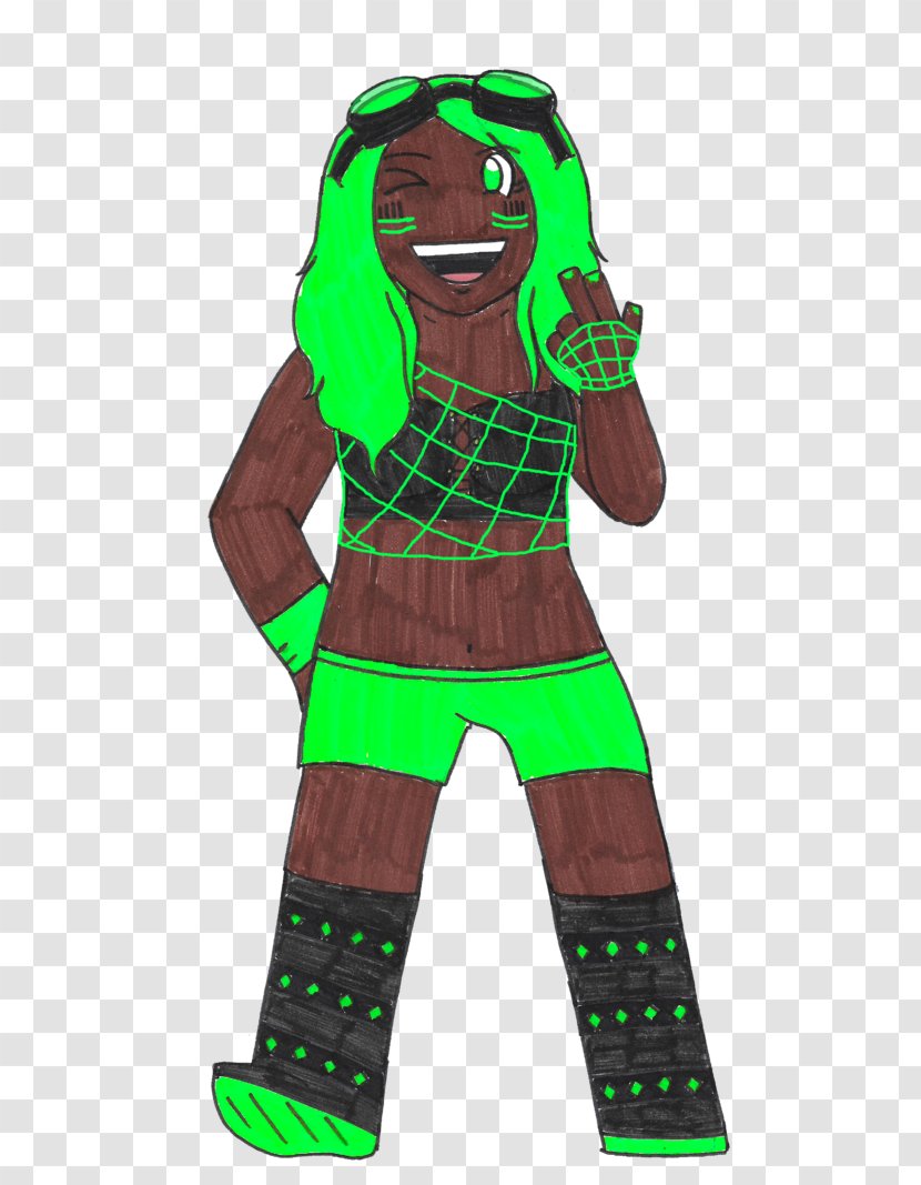 Outerwear Character Fiction - Green - Mosh Transparent PNG