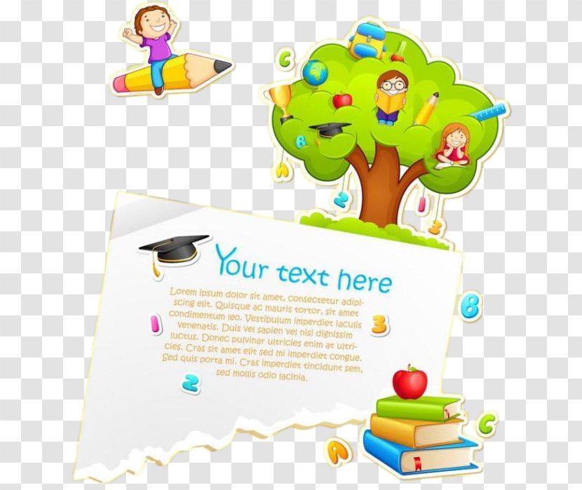 Early Childhood Education Montessori Pre-school - Toy - Cartoon Student Learning Elements Transparent PNG