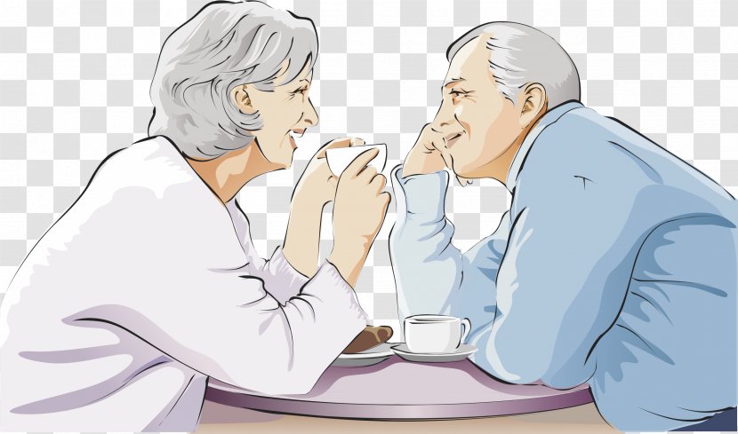 Old Age Happiness - Heart - Happy Man Transparent PNG